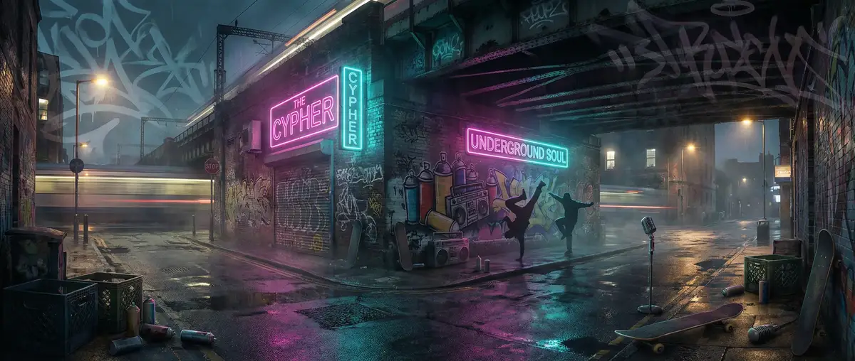lol薇恩 - 城市街头文化夜景